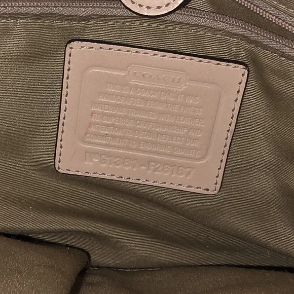 Coach Signature Brown Tote Bag - Picture 8 of 9